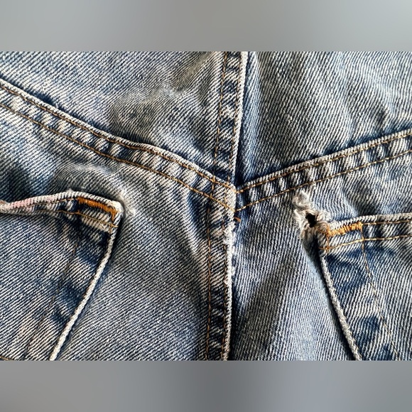 Vintage Polo Jeans Co. 90s Ralph Lauren Denim 32x32 USA Flag Embroidered - Picture 14 of 14